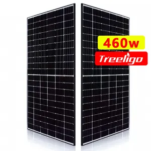 Fabrika doğrudan güneş güneş pv modülü 400w 460w 600w alman tek panel güneş 48v 500 watt güneş paneli ev endüstriyel kullanım için
