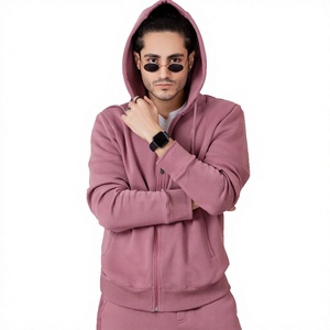 Sudadera con capucha y cremallera para hombre, estilo urbano de invierno, diseño simple, duradera, venta al por mayor - Product Image 1