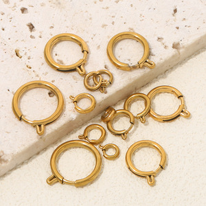 ACEWORKS 18K PVD Gold Stainless Steel <b>Spacers</b> Jewelry | 6mm/18mm Sizes | Waterproof Durable Connector for Necklace Making - Product Image 2