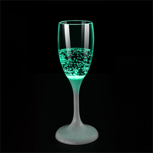 Custom Led lampeggiante tazze bevande succo di acqua di vino luce acqua bicchieri bicchieri tazze nel buio Glow tazza di vetro per bere - Product Image 5