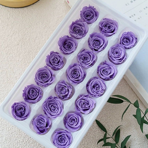 Cabeza <span class=keywords><strong>de</strong></span> Rosa Preservada <span class=keywords><strong>de</strong></span> Alta Calidad <span class=keywords><strong>de</strong></span> 2-3 cm, Flor Eterna Natural <span class=keywords><strong>de</strong></span> Yunnan en Venta - Product Image 2