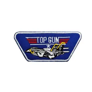 Top Gun Movie Logo Buitenbeentje Iceman Navy Fighter Squadron Patch Met Ijzer Op