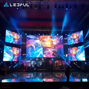 4m x 3m DJ LED Pixel Screen HD Stage Events Panneau mural vidéo LED en vente