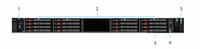 Serveur en rack 1U PowerEdge R6615, processeur AMD EPYC, DDR5 RDIMM, SAS/SATA/NVMe