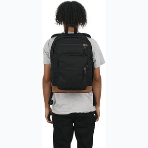 Sac à dos d'étudiant de grande capacité personnalisé de marque, sac à dos d'ordinateur portable de loisirs imperméable en Oxford avec port de charge USB - Product Image 3