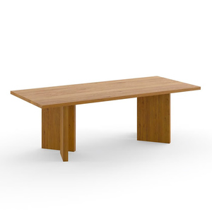 Thiết kế đơn giản hiện đại bàn ghế gỗ đặt Bắc Âu 8 10 chỗ ngồi nhà hàng sang trọng bàn ăn văn phòng bàn hội nghị - Product Image 4