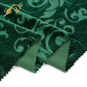 Chino tradicional patrón personalizado liso tela impermeable KS liso teñido 3D en relieve de terciopelo estampado de tela de punto