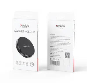 Yesido Black Magnetic Car Phone Holder 4 Magnetic 360 Rotatable Universal Magnetic Car Phone Holder