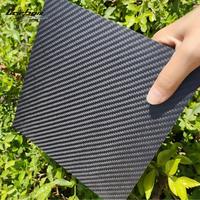 Lembaran Plat Serat Karbon CNER 3K, Panel Potong CNC Kustom untuk Model Drone FPV RC & Komponen Industri