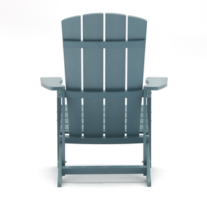 Chaise de jardin en <span class=keywords><strong>plastique</strong></span> et bois Uplion, chaise de patio, chaise de terrasse, chaise Adirondack imperméable - Product Image 3