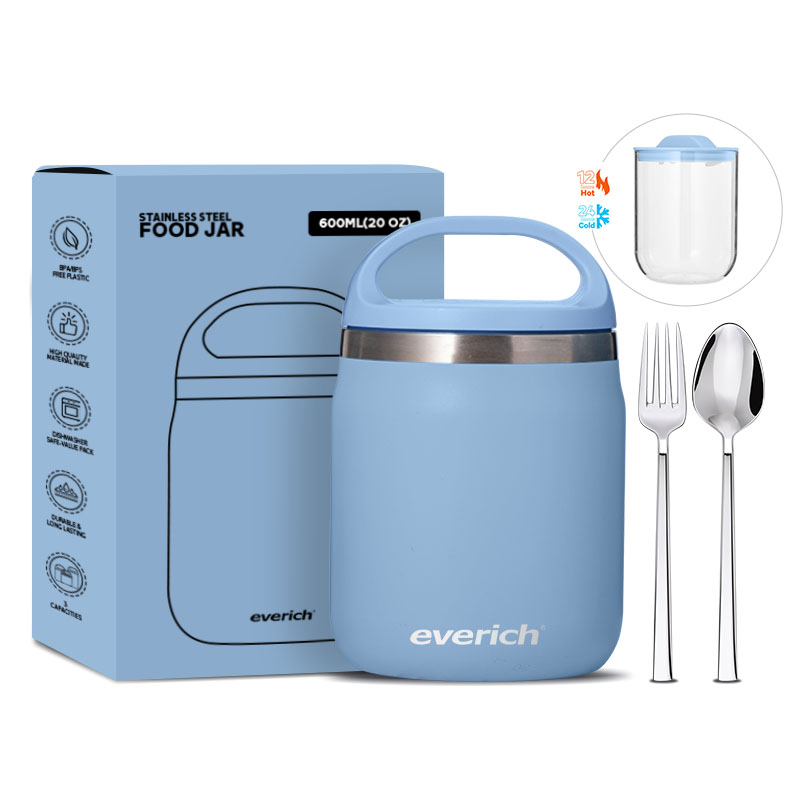 Thermos Lunch Box Portable Stainless Steel Vacuum Food Jar