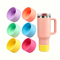 Protège-bases en silicone antidérapant sans BPA de qualité alimentaire pour tasses et bouteilles