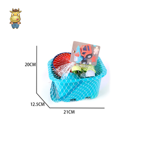 Ensemble de 7 seaux de plage pour enfants, pelle, râteau, arrosoir, moule à gâteau d'ananas et de poisson en plastique, jouet d'été pour l'extérieur - Product Image 3