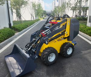 SLM S370 roda selip Steer <span class=keywords><strong>Loader</strong></span> kuning 1000kg 0.07m 180kg nilai beban 8.6KW Briggs mesin EPA Euro 5 garansi 1 tahun - Product Image 4