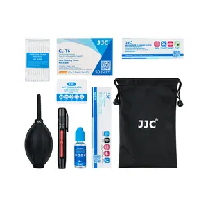 Jjc kit de limpeza digital, para manter suas câmeras, lentes, filtros e outros ópticos sem poeira, sujeira e manchas