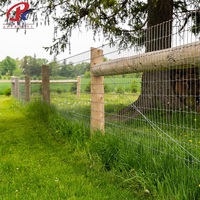 Clôture agricole en treillis métallique à nœuds fixes de haute qualité pour bétail, clôture articulée pour chèvres, cerfs, chevaux, moutons