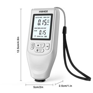 Hw400 Coating Thickness <b>Gauge</b> 0.05mm 2.00mm High Accuracy Digital Meter For Dry Film Measurement - Product Image 2