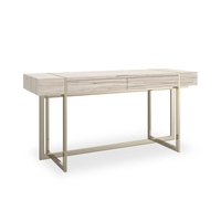 Tables consoles en bois massif, meubles d'appoint élégants, table de canapé avec deux tiroirs pour salon, chambre, salle à manger, hôtel, salle de séjour