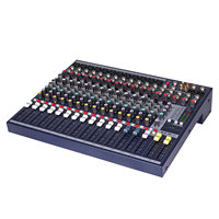 Mixer Audio Digital OEM EFX12 Profesional 12-Kanal Berbahan Baja Paduan dengan 2 Stereo, Phantom Power 48V Terintegrasi, EQ Lengkap, dan MP3