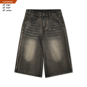 Summer <strong>Men's</strong> Denim <strong>Shorts</strong> With Unique Chrome Heart Design High Street Style Pants High Quality <strong>Men</strong> <strong>Short</strong> <strong>Jeans</strong> - Product Image 1