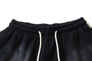 Shorts décontractés pour hommes Stock X de qualité supérieure 100 % coton, style rétro Hell Street, avec étoiles, NFC SCAN, coupe ample, pour le sport - Product Image 2