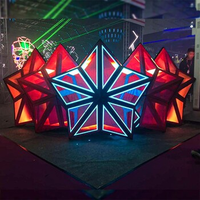 Écran LED P2 HD couleur personnalisable, mur vidéo mobile intérieur, stand de DJ, comptoir pour KTV, mariage, centre commercial