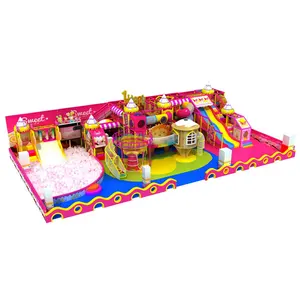 Sweet Candy Theme Kids Plastic Indoor Playground Equipment Children Soft Foam Indoor Playground