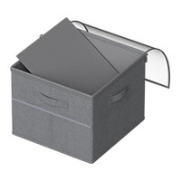 Boîte de rangement en tissu pour chaussures, boîte de tri pour chaussures, armoire à chaussures, couvercle transparent, pliable, anti-poussière, anti-humidité, pour usage domestique