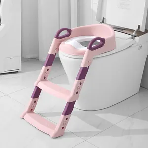 Sedile da toilette per bambini vasino sedile scaletta sgabello wc con maniglie vasino sedile da allenamento vasino