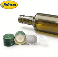 Bouchon de bouteille en plastique rétractable/standard avec bec verseur personnalisé pour huile d'olive, vinaigre, condiments et huiles alimentaires
