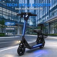 Trottinette Électrique Pliable 250W 36V avec Siège et Panier pour Enfants et Adolescents, Mini E-Scooter 8 Pouces, Vente en Gros, OEM Usine