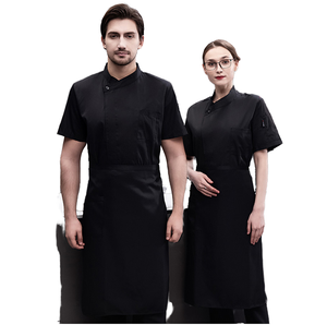 Manteau de chef exécutif en toile de haute qualité avec uniforme de chef de créateur à manches longues pour une utilisation en ligne dans un hôtel de restaurant - Product Image 2