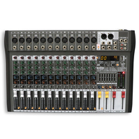 Système de sonorisation DJ 12 canaux RIY MX99-12i avec entrées USB/XLR et console