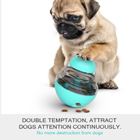Jouet d'entraînement pour chiots : Dispositif d'enrichissement mental à structure roulante, anti-suralimentation, avec balle distributrice de nourriture