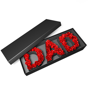 Luxury Custom Letter Flower Box MOM <strong>DAD</strong> Rose Box Premium Floral <strong>Gift</strong> Packaging for Mother's Day Father's Day Special <strong>Gift</strong> - Product Image 4