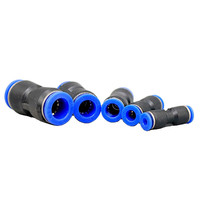Raccord de tube en PU, raccords pneumatiques PU4 PU6 PU8 PU10, connecteur rapide droit, coupleur de tuyau d'air