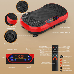 Plaque vibrante RS haute efficacité en ABS <span class=keywords><strong>pour</strong></span> la combustion des graisses et l'exercice corporel complet avec massage <span class=keywords><strong>pour</strong></span> usage domestique - Product Image 2