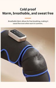 Masseur de jambes moderne à ondes transfrontalières avec fonction de massage chauffant et musical pour le genou et le mollet, rembourrage et recharge - Product Image 6