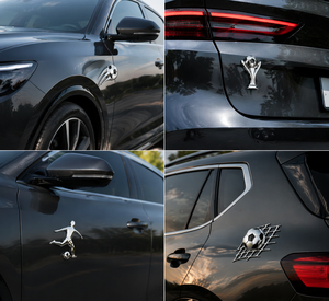 Emblème de voiture en plastique ABS chromé 3D de qualité supérieure, autocollant de badge extérieur étanche pour SUV, décoration de carrosserie arrière 10 - Product Image 1