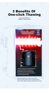 18l/h Mini Size 7Inch Big Touch Screen Table Less Noise Single Flavor Soft <b>Ice</b> <b>Machine</b> for Bar Restaurant Beverage Shops IT-SICM - Product Image 5
