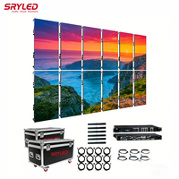 Écran d'affichage vidéo LED vertical pour extérieur et intérieur, solution clé en main complète 3x2, P3.91 P4.81 500x1000mm, OEM SDK