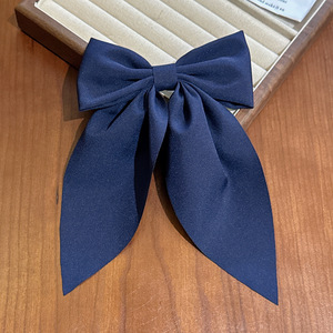 Pasadores para el Cabello con Lazo de Color Sólido para Niñas, Horquillas de Satén con Forma de Mariposa - Product Image 4