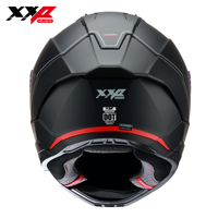Nouveaux casques de moto intégraux avec grand spoiler, visière transparente, boucle à dégagement rapide, XXL XXP VINDICATOR DOT ABS, toutes saisons, 6 mois