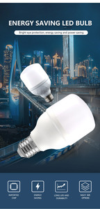 Modern High Brightness <strong>LED</strong> <strong>Bulb</strong> High Quality Energy Saving T-Shaped DOB Chip Available E27/E14 <strong>Bases</strong> - Product Image 3