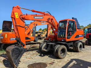 Excavadora de ruedas usadas de marca coreana en buen estado, excavadoras de ruedas usadas de 210W de Doosan en venta a bajo precio - Product Image 5