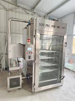 Four à fumer automatique multifonctionnel en acier inoxydable 304 sans fumée pour viande, saucisses, poulet séché et usage en restauration