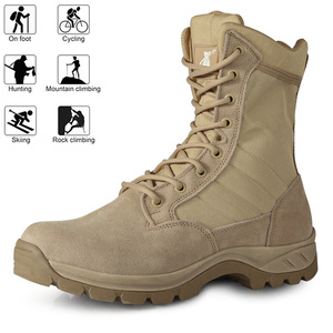 Bottes Tactiques Ranger en <span class=keywords><strong>Cuir</strong></span> Pleine Fleur, Matériau Léger, Vente Chaude - Product Image 5