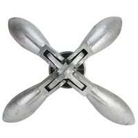 Premium 40ft 1.5kg Marine Kayak Anchor Nouveaux accessoires de pêche pliants pour Kayaks Canoës Jet Skis SUP Paddle Boards