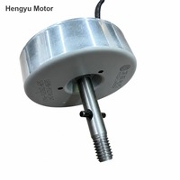 Moteur CC sans balais à aimant permanent 24V, rotor externe, BL6121W, montage à bride, 3 trous M3 pour assemblage de ventilateur