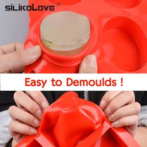 MUYULINS Food Grade Silicone 6 Cavity DIY Soap Making Mold Oval Kitchen <b>Accessories</b> - Product Image 3